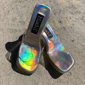 y2k Mudd Translucent Sandals